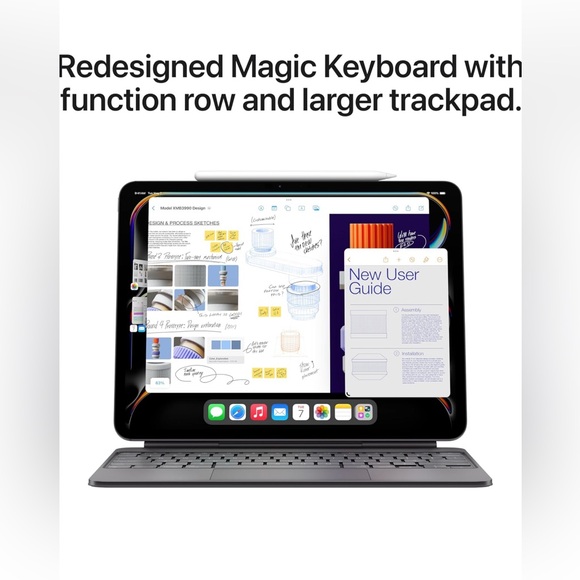 Apple - Smart Keyboard Folio 11” iPad Pro (4th Gen) iPad Air (5th Gen) - Black - Picture 2 of 15